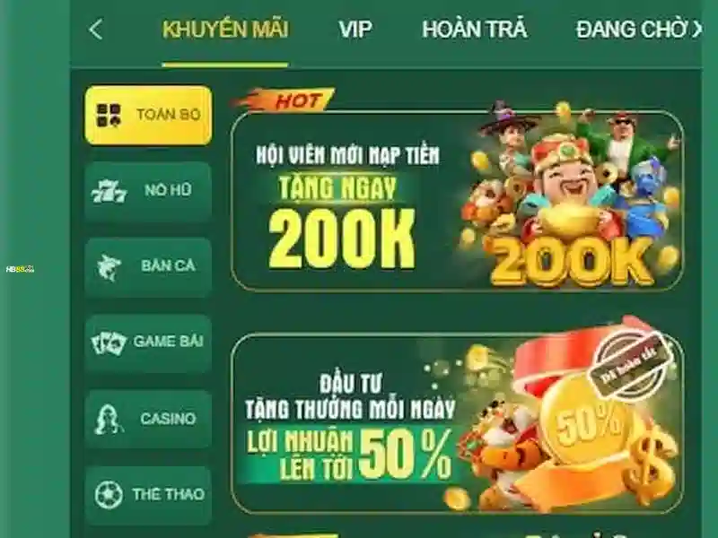 Đa dạng thể loại trò chơi slot tại HB88