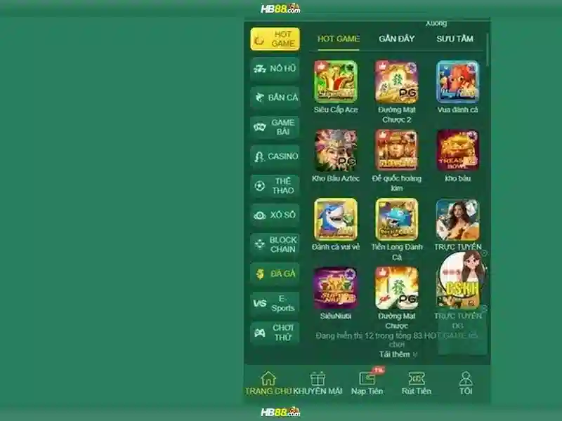 Đa Dạng Trò Chơi Slot
