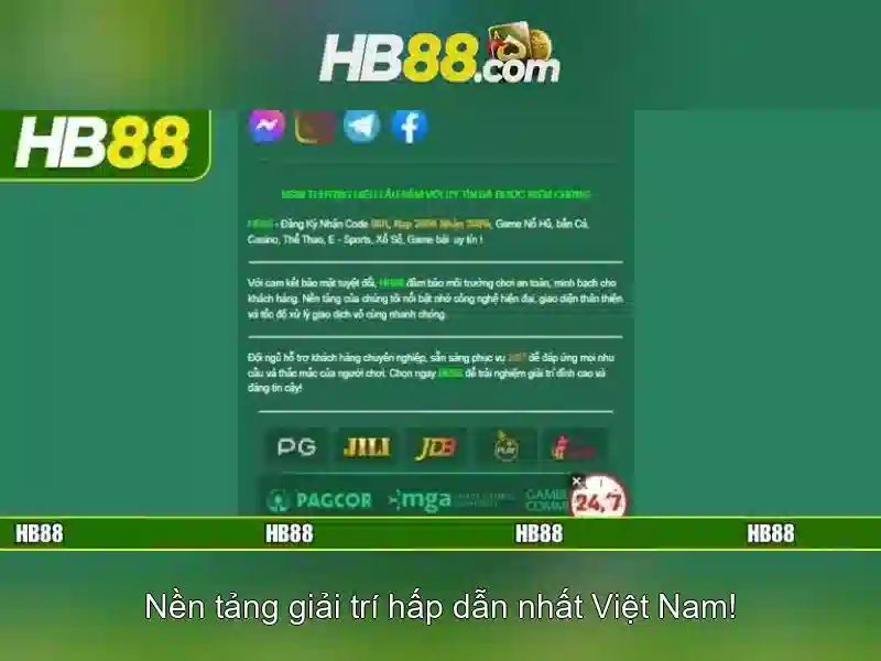 HB88 - Trải Nghiệm Casino Sân Chơi Slot Đỉnh Cao 2026