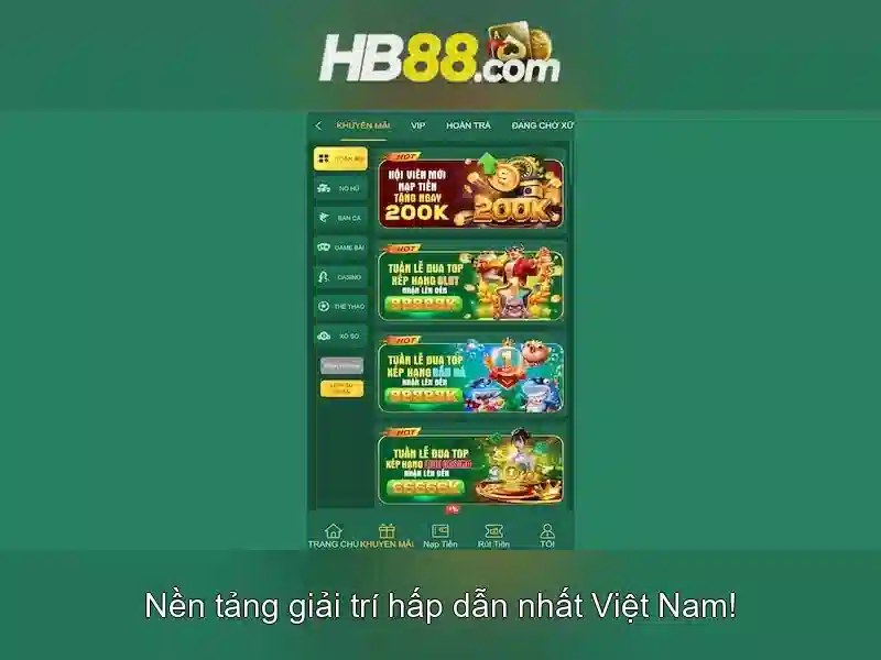 Lợi Ích Đăng Nhập HB88 Casino