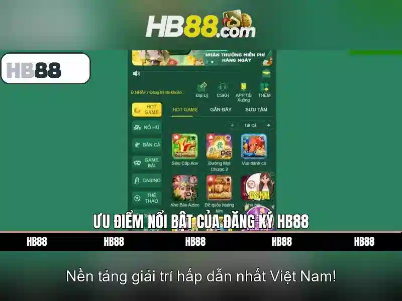 HB88 – Trải Nghiệm Slot Đỉnh Cao Không Bị Chặn 2026