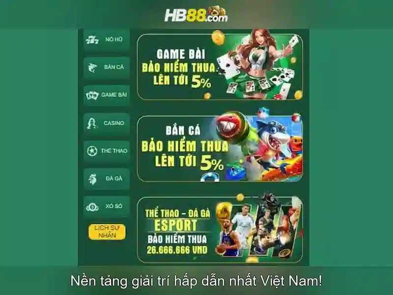 HB88 Web – Trải Nghiệm Slot Đỉnh Cao Với Giao Diện Hiện Đại 2026