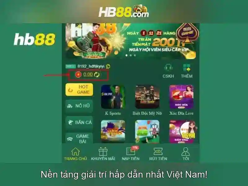 Trải Nghiệm Slot Đỉnh Cao Với hb88 Android